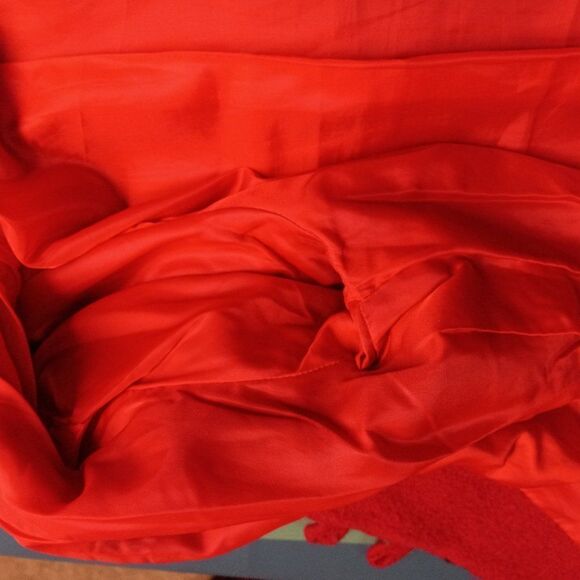 Carson Red Boiled Wool Artisan Multi-Size/Design Buttons Women's Large Jacket - Picture 11 of 14